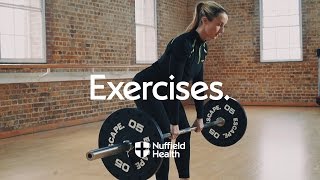 Romanian Deadlift  Nuffield Health [upl. by Tella]