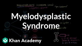 Myelodysplastic syndrome  Hematologic System Diseases  NCLEXRN  Khan Academy [upl. by On647]