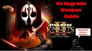 The BEST KOTOR 2 NonUpgradeable Melee Weapons [upl. by Nnyrat805]