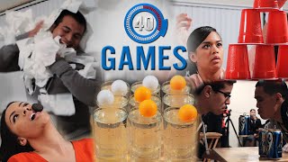 Minute to Win It Games The 40 Greatest Party Games PART 1 [upl. by Nala]