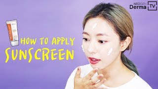 A Guide To Apply Sunscreen Properly 🌞 [upl. by Dnalyram]