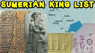 The Sumerian King List and the History of Ancient Mesopotamia [upl. by Einaffets947]