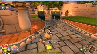 Wizard101 Tutorials How To Find Sun School Trainer In Zafaria [upl. by Rabelais]