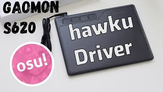 Gaomon S620  Как установить Hawku Tablet Driver для Osu [upl. by Gayla455]