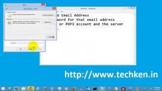 How to setup a POPIMAP email account in Microsoft Outlook 2013 [upl. by Bigner]