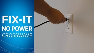 What to do if Your CrossWave™ has No Power [upl. by Isej944]