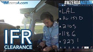 Copying an IFR Flight Clearance  MzeroA Flight Training [upl. by Bauer]