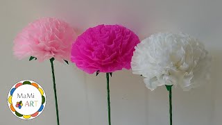 Jak szybko zrobić efektowny KWIATEK Z BIBUŁY 🌸 How To Make Paper Flower From Crepe Paper [upl. by Rennat631]