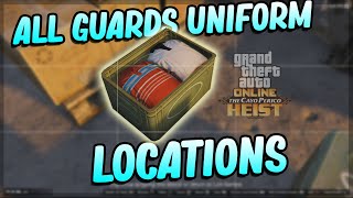 CAYO PERICO HEIST  ALL Guard Uniform Locations  Gta 5 Online [upl. by Terbecki]