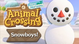 How to make the Perfect Snowboy  Animal Crossing New Horizons [upl. by Plante]