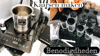 Kaarsen maken  Benodigdheden [upl. by Beverley]