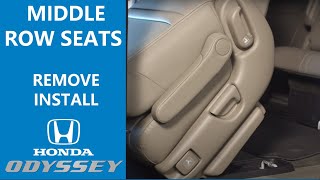 Honda Odyssey 2nd row seat removal and Install [upl. by Wagshul]