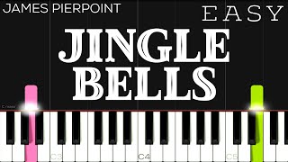 Jingle Bells  EASY Piano Tutorial [upl. by Nickerson]