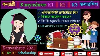 Kanyashree K1 K2 K3 Prakalpa  Scheme  Application Eligibility Benefit in Details [upl. by Anniahs]