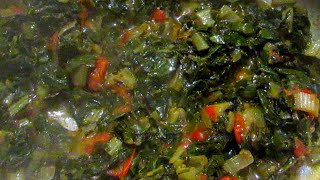 Simple but very tasty spinach recipe South African Youtuber [upl. by Lyret]