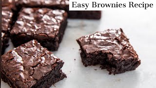 Easy Brownies Recipe [upl. by Tolecnal]