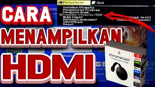 cara membuka hdmi di tv sharp [upl. by Popper]