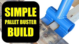 DIY Pallet Buster How to Build a Pallet Breaker [upl. by Merlina]