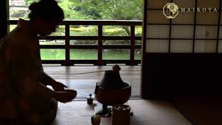 Tea Ceremony Kyoto Maikoya Japan [upl. by Solrak312]