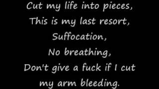 Papa Roach  Last Resort Uncensored and Lyrics [upl. by Eenad]