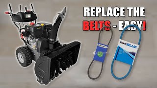 How to Replace Belts on a Snowblower [upl. by Sharman]