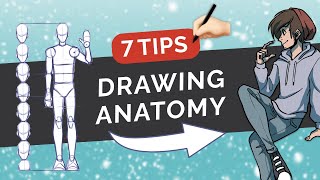 How to Draw amp Stylize Human ANATOMY  7 Tips on Body Proportions  Digital Art Tutorial MediBang [upl. by Demetris359]