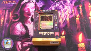 Dominaria United Commander Deck Legends Legacy Unboxed [upl. by Hyacinthia680]