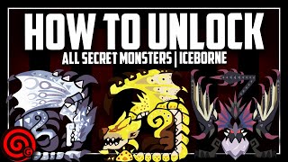 How to Unlock  Gold Rathian Yian Garguga Silver Rathalos amp MORE  MHW Iceborne [upl. by Suoiradal875]