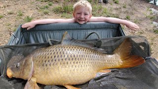 3 Day Back Country Camping amp Fishing  6 Yr Old Catches MONSTER CARP [upl. by Ydarb]