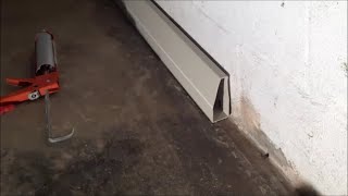 Interior Drainage System for DIY Basement Waterproofing [upl. by Ahsiloc]