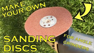 23 angle grinder sanding discs DIY [upl. by Maffei]