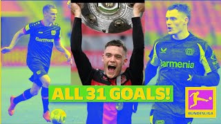 Florian Wirtz  All Bundesliga Goals [upl. by Ecikram]