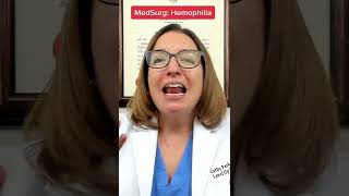 Hemophilia pathophysiology MedSurg  LevelUpRN [upl. by Kazim874]