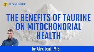 ☀️ Discover The Benefits of Taurine on Your Mitochondrial Health [upl. by Ayotahs]