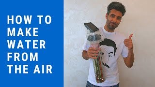 Water from the air Homemade atmospheric water generator AWG [upl. by Rratsal]