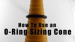 ORing Sizing Cone  The ORing Store [upl. by Ulda941]