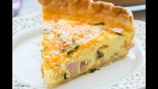 How to make Ham Quiche recipe  The Recipe Rebel [upl. by Tandie]