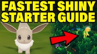 FASTEST SHINY STARTER POKEMON GUIDE Pokemon Lets Go Shiny Pokemon Guide [upl. by Calore954]