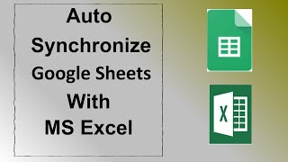 How to Automatically Sync Google Sheets with Excel [upl. by Terrena928]