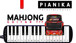 Pianika Telolet Basuri MAHJONG  Tutorial Pianika [upl. by Caddric]