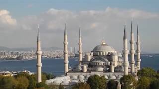 The call to prayers at the Blue Mosque Istanbul Turkey [upl. by Ursula]