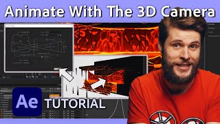 How to Animate with the 3D Camera  After Effects Tutorial from Cinecom  Adobe Video [upl. by Dorrehs585]