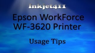 Epson WorkForce WF3620 Printer 252 Ink Cartridge Tips [upl. by Suiraj158]