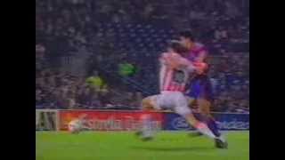 Hagi amp Popescu rare goals for Barcelona [upl. by Erme]