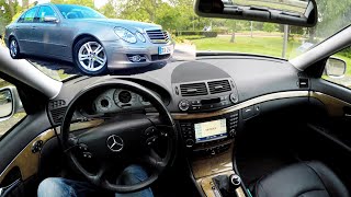 MercedesBenz E220 CDI 2008 W211 Test Drive quotPOV quot [upl. by Lacram719]