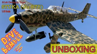 118 STUKA Dive Bomber UNBOXING by 21st Century Toys [upl. by Netty437]