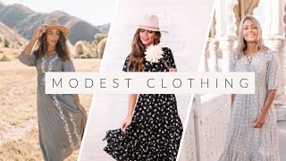 WHERE TO SHOP FOR MODEST CLOTHING  10 ONLINE STORES FOR MODEST WEAR  LIST [upl. by Esirec]