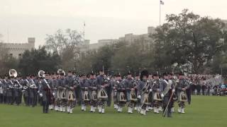 The Citadel Regimental Band amp Pipes [upl. by Aihsiym]