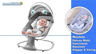 Mastela 3 in 1 Deluxe Multi Functional Bassinet Napper amp Swing [upl. by Akiehsat157]