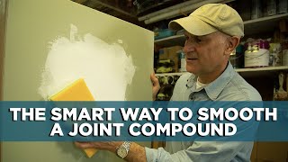 How to Easily Smooth Joint Compound [upl. by Kern352]